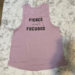 Fierce and Focused Muscle shirt